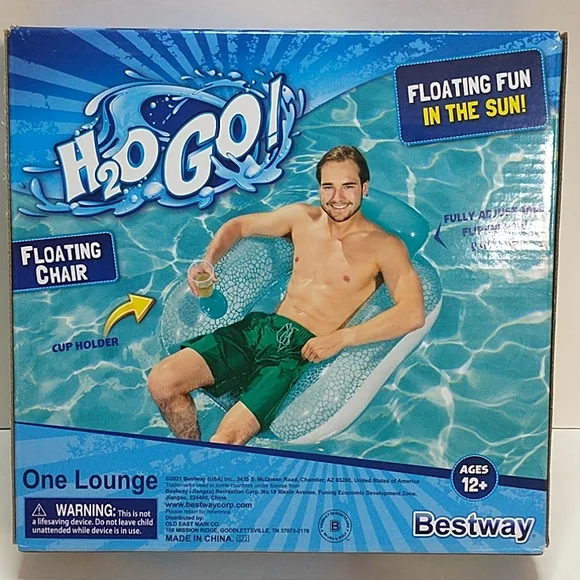 H2O GO Floating Chair Pool Float - Picture 8 of 12